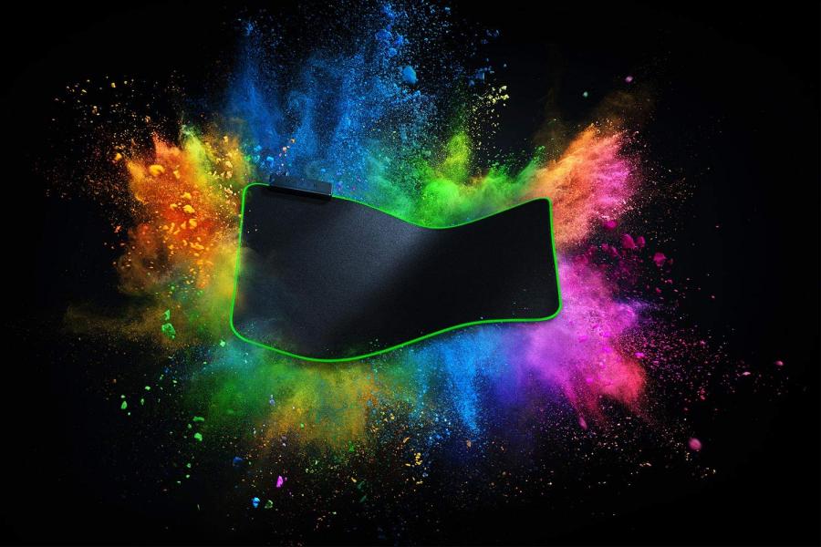 Tappetino Mouse Razer Goliathus - Design Verde Con Motivo, Perfetto Per Il Gaming