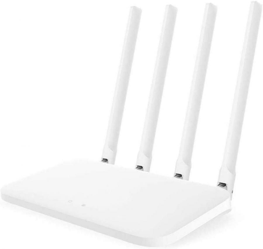 Xiaomi Mi Router 4C N300 Router Wi-Fi 300 Mbps a 2.4 GHz, 802.11b/g/n, 802.3/3u, RAM 64 MB, 4 Antenne, Xiaomi App, Fino a 64 Dispositivi