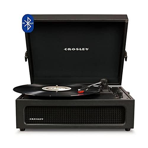 Giradischi Crosley Voyager Nero con Bluetooth Bidirezionale