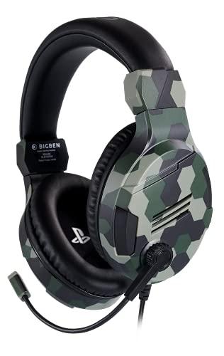BIG BEN PS4OFHEADSETV3GREEN - Cuffie Gaming Camouflage Green