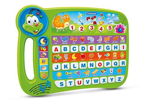 Clementoni - 13264 - Sapientino - Alfabetiere Grillo Abc - gioco educativo 3 anni elettronico parlante (batterie incluse), gioco per imparare le lettere