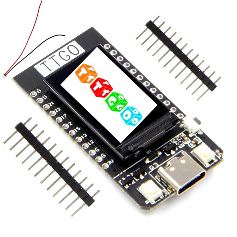 ICQUANZX T-Display ESP32: Scheda di Sviluppo WiFi e Bluetooth con Display LCD da 1.14 Pollici
