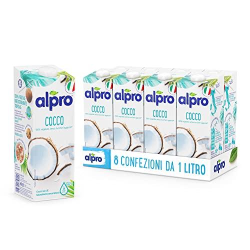 Alpro Classico Bevanda al Cocco 100% Vegetale - Multipack 8x1L