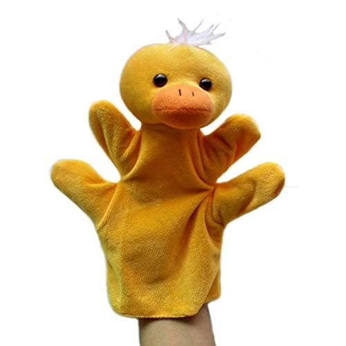 WINBST Mano burattino di simulazione tigre mano di peluche giocattolo genitore-bambino narrazione puntelli carino piccolo tigre farcito animale giocattolo divertente regalo bambini gioco di ruolo