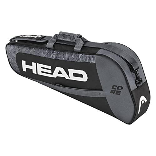 Head, Core 3R Unisex Adulto, Nero/Bianco, 3 Racchette