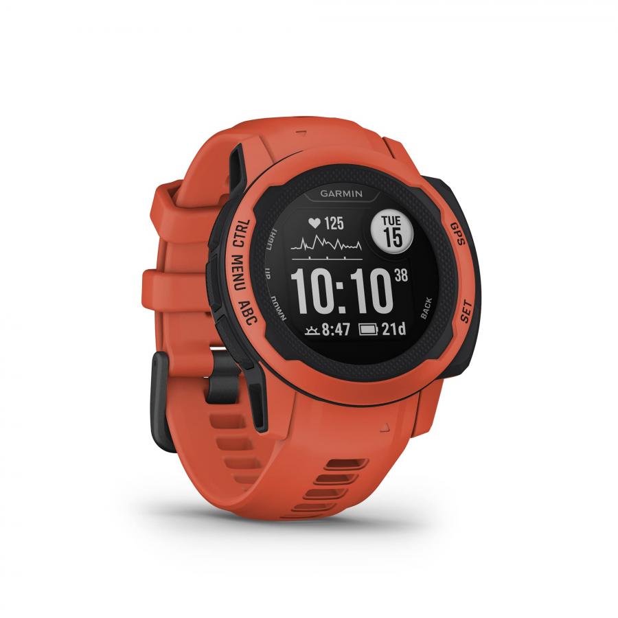 Garmin Instinct 2S Poppy - Smartwatch GPS Multisport con Design Robusto