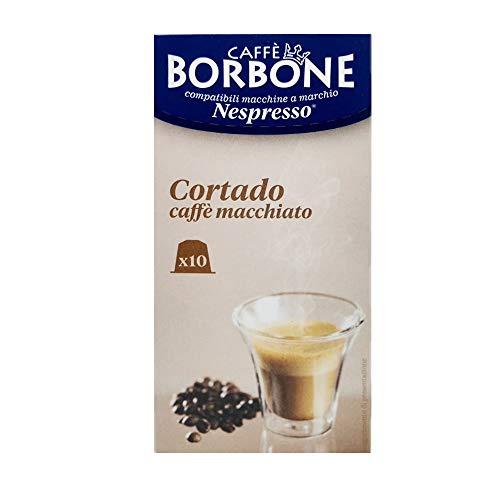 CAFFE BORBONE - Cortado Caff&egrave; Macchiato - Comp. NESPRESSO 10 Pz -