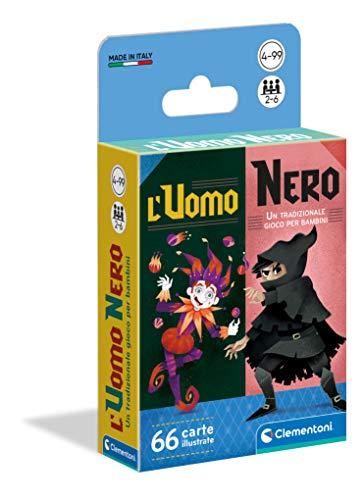 Clementoni - Uomo Nero Mazzo, Carte da Gioco per Bambini