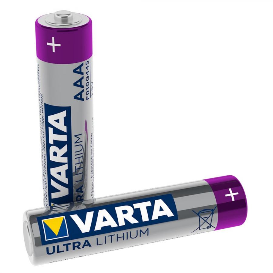 Varta Lithium AAA LR03 Ministilo - Confezione da 2 Pile