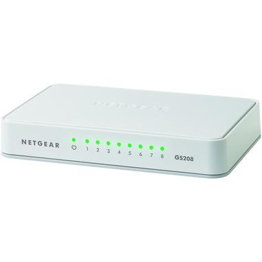 NETGEAR GS208 Switch Gigabit Ethernet a 8 Porte