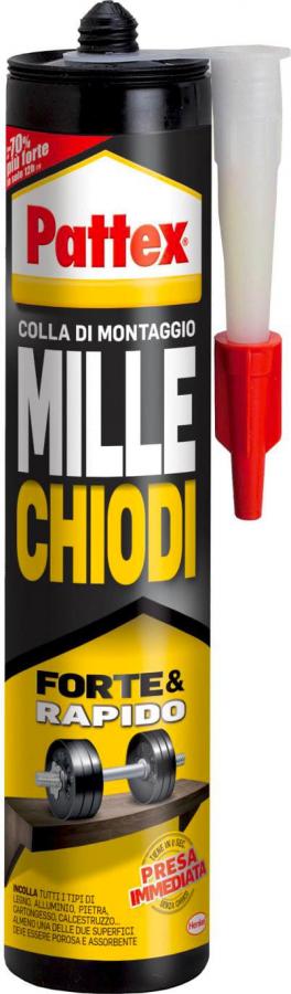 Pattex Millechiodi Forte & Rapido Adesivo Acrilico di Montaggio 400g