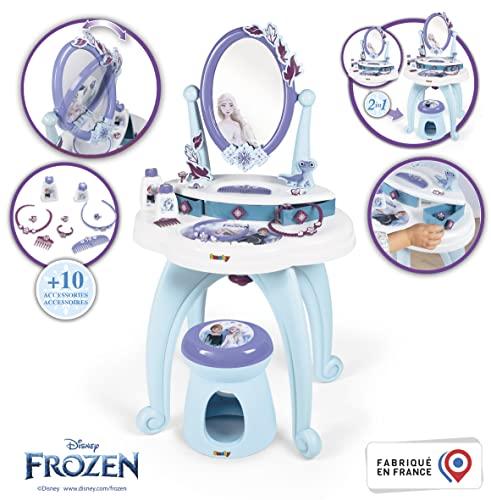 Specchiera Frozen 2 in 1 con Sgabello e Accessori