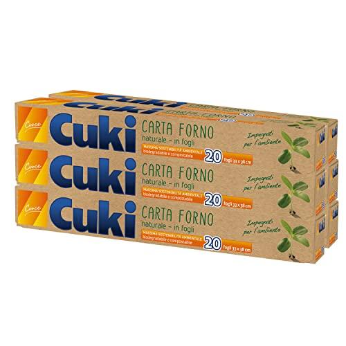 Cuki Carta Forno Naturale in Fogli - 120 Fogli