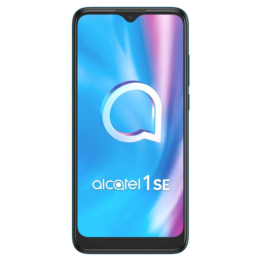 Alcatel 1SE Smartphone 4G Dual Sim, Display 6.22” HD+, 64GB, 4GB RAM, Tripla Camera, Android 10, Batteria 4000mAh, Agate Green, [Italia]