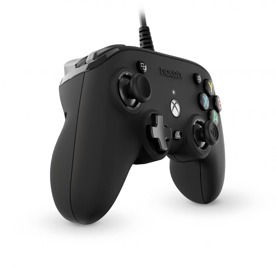 NACON Wired Compact Controller Atmos Nero - Controller Cablato Ufficiale per PlayStation 4 e PC