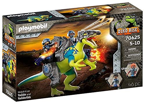Playmobil Dino Rise - Spinosauro: Potere della Doppia Difesa