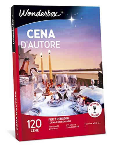 Wonderbox Cofanetto Regalo - Cena D'AUTORE - Valido 3 Anni e 3 Mesi