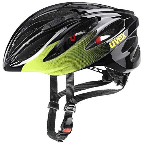uvex Boss Race, Casco Bicicletta Unisex-Adult, Lime-Anthrazit, 52-56 cm