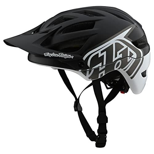 Troy Lee Designs A1 Classic Casco da bicicletta (Black/White,XS/S)