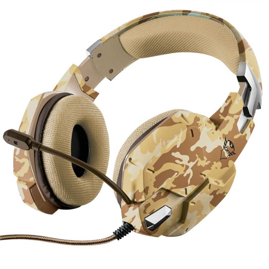 Trust GXT 322D Carus Cuffie Gaming Camouflage