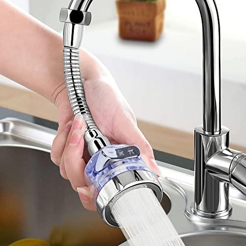 rubinetto dellacqua della doccia Filtro sgocciolatoio rotante per la pulizia della cucina domestica risparmio idrico facile da installare Filtro sgrassatore rotante antispruzzo 