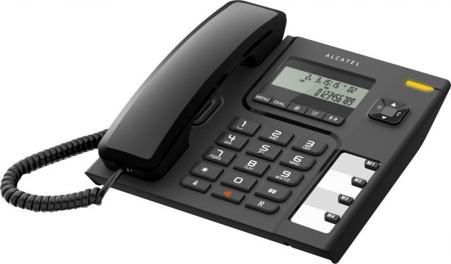 Alcatel Temporis T56, Telefono con filo, Nero