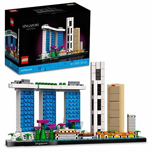 LEGO Architecture Singapore, Modellismo, Set di Costruzioni per Adulti della Collezione Skyline, Idea Regalo, 21057