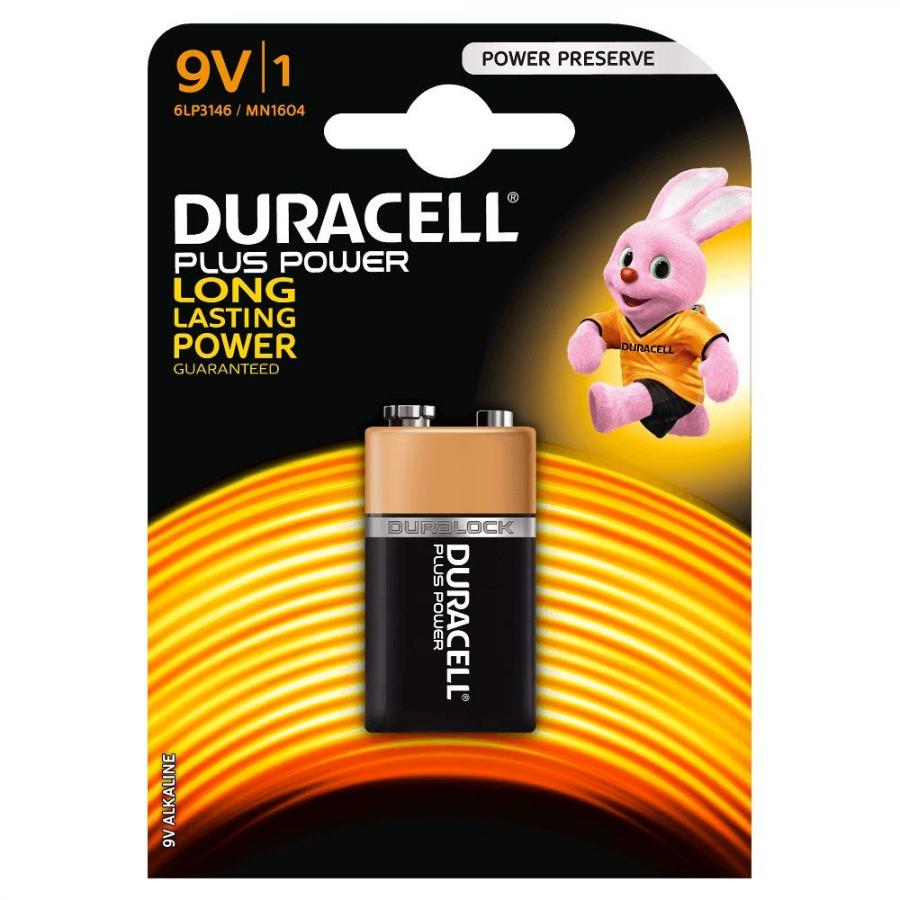 Duracell Plus Power 9V - Confezione da 2