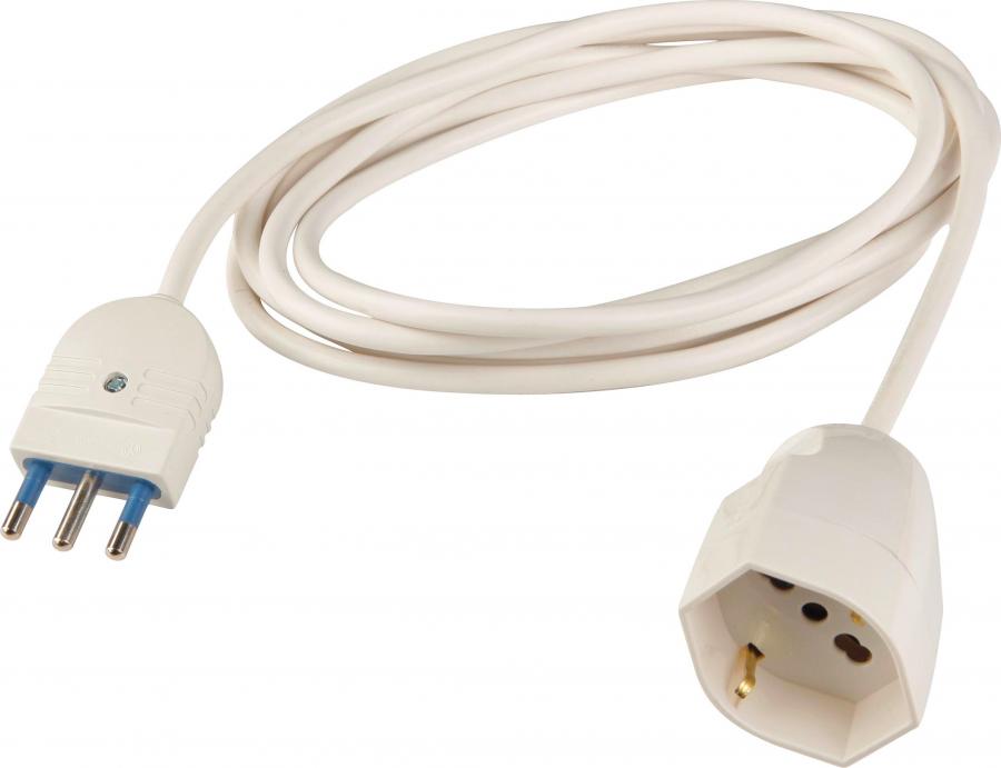 Prolunga Elettrica 3 Metri con Spina Italiana e Presa Pluristandard Poly Pool