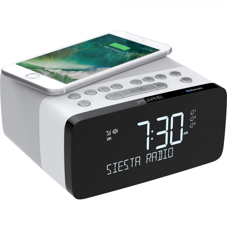 Pure Siesta Charge Radiosveglia DAB+/FM con Ricarica Wireless, Polar