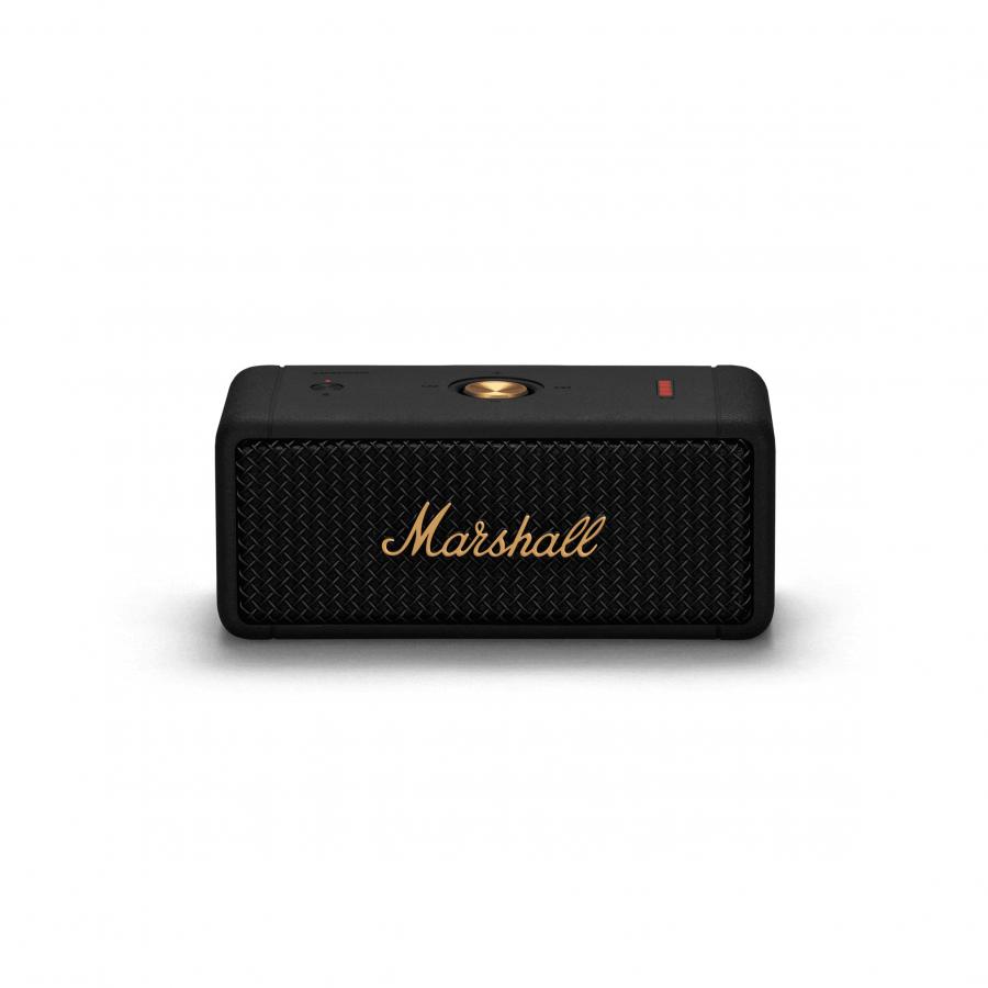 Marshall Emberton II Altoparlante Portatile Bluetooth, Nero e Ottone