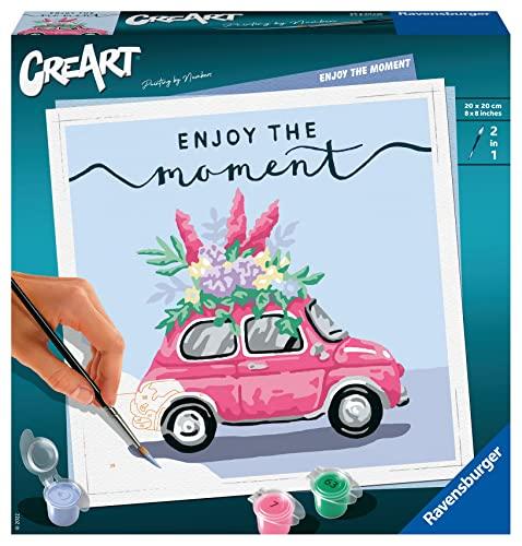 Ravensburger - CreArt Trend Square Enjoy the Moment, Dipingere Adult 14+ Anni, 201167