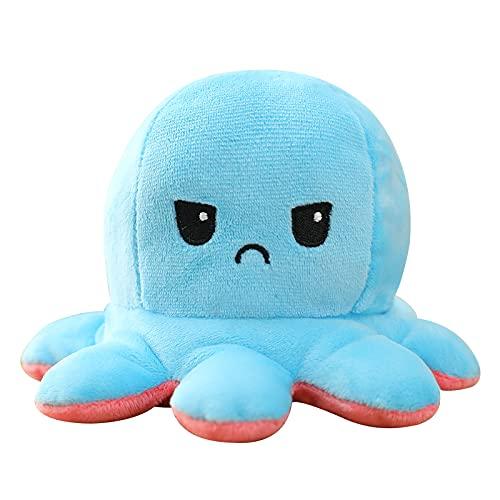 Viola Certificato CE Pupazzi a doppia faccia buonumore morbidissimi animali Peluche dell/'umore pupazzo flip Peluche Gatto reversibile Per Adulti e Bambini regalo migliori amiche