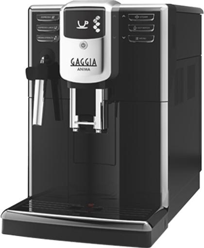 Gaggia Anima Macchina da Caffè Automatica Espresso con Macinacaffè e Cappuccinatore Caffè in grani colore Nero - R18760/01