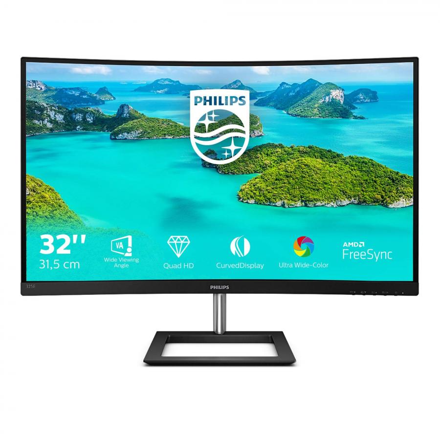 Philips Monitor Gaming 325E1C Monitor Curvo, Freesync 75 Hz, LED da 32
