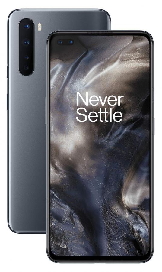 OnePlus NORD Smartphone 6.44”, 5G, Fluid AMOLED Display 90Hz, 12GB RAM + 256GB Storage, Quad Camera, Warp Charge 30T, Dual Sim, Grigio (Onyx Grey)