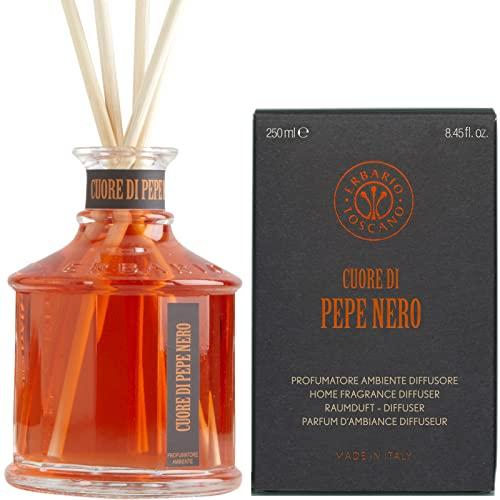 Erbario Toscano - Profumatore Ambiente Cuore di Pepe Nero 250ml