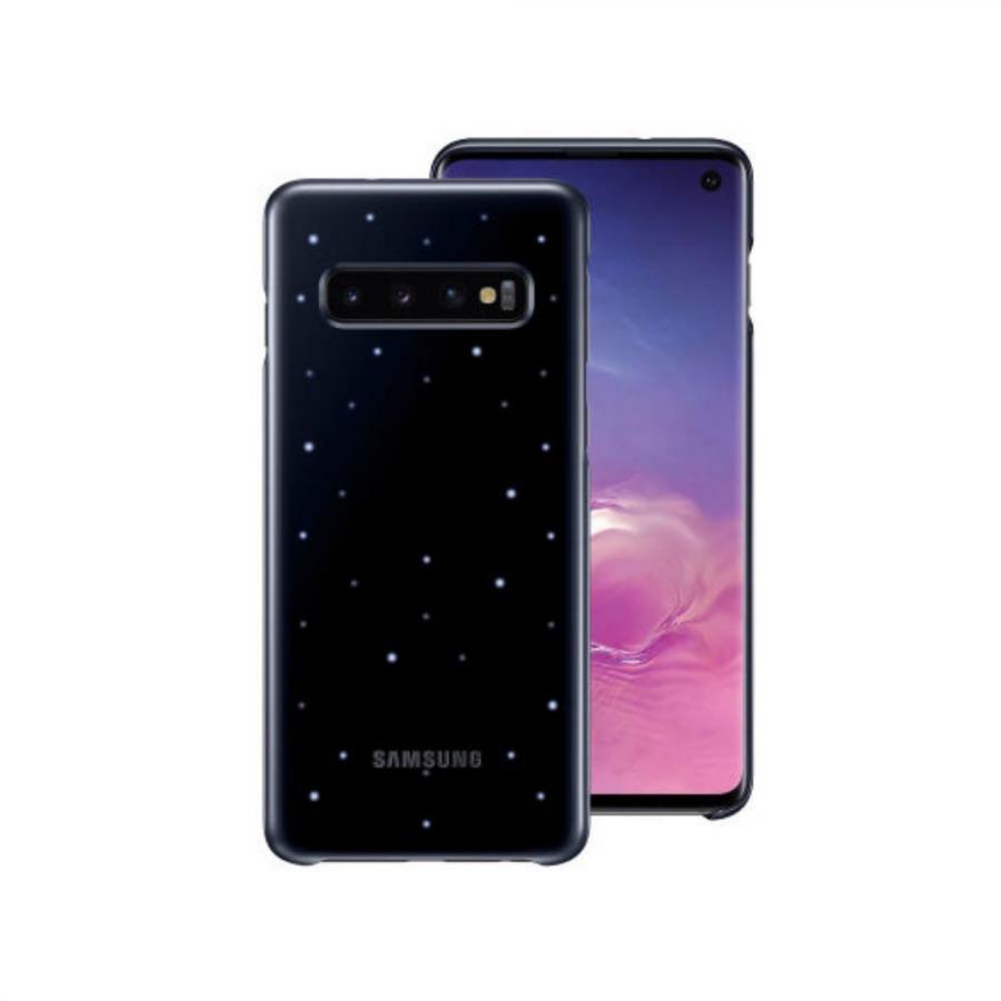 Samsung EF-KG973CBEGWW LED Back Custodia per S10, Nero