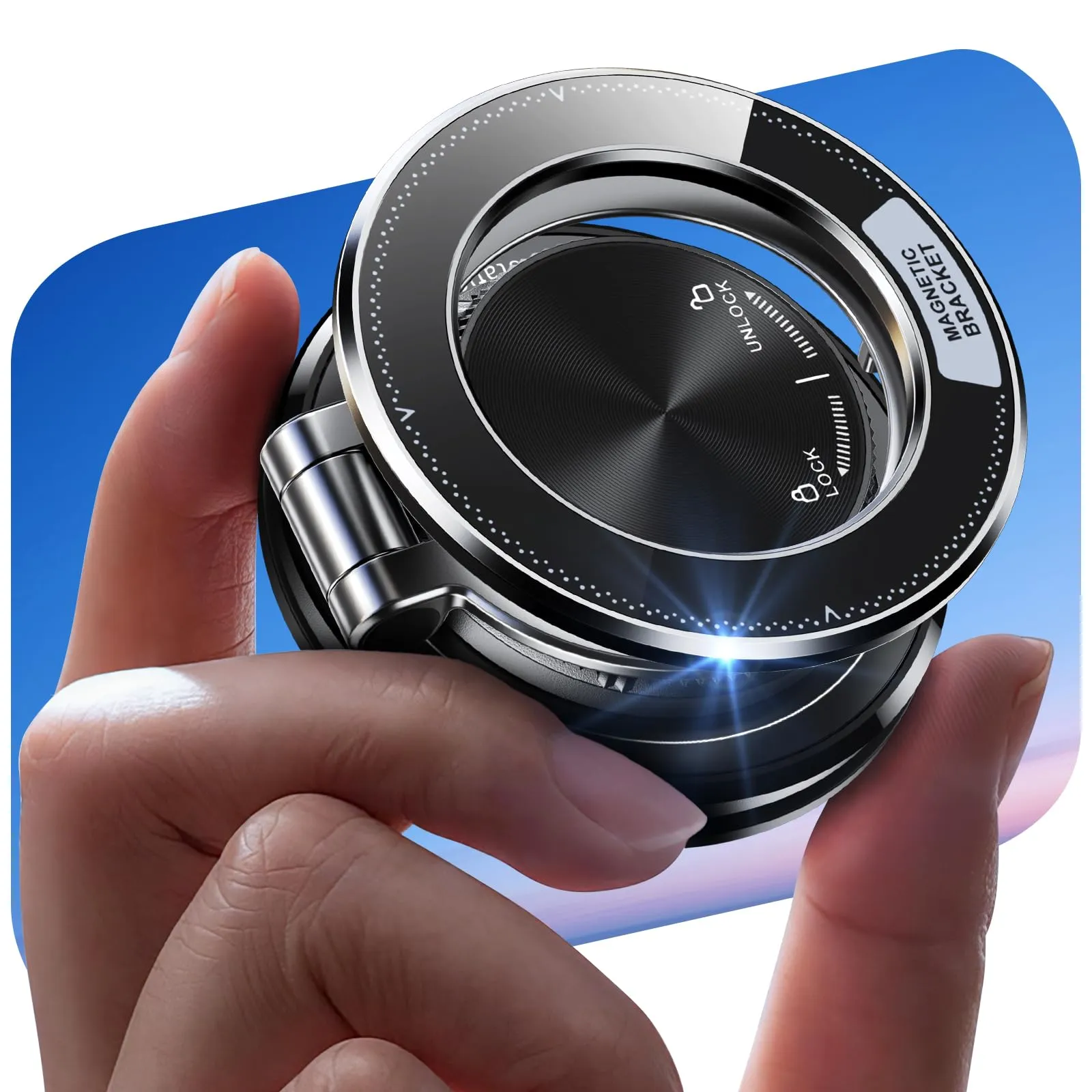 Glangeh Supporto Magnetico Auto Ultra Sottile