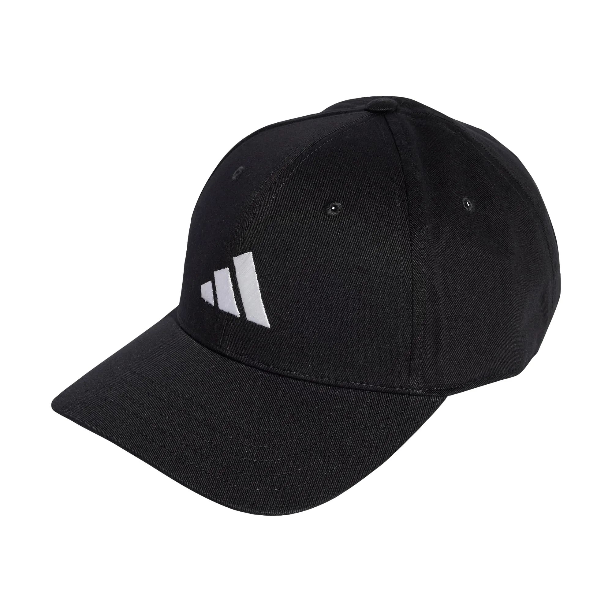 Cappellino Baseball Adidas Unisex - Adulto Cotton New Logo Nero/Bianco