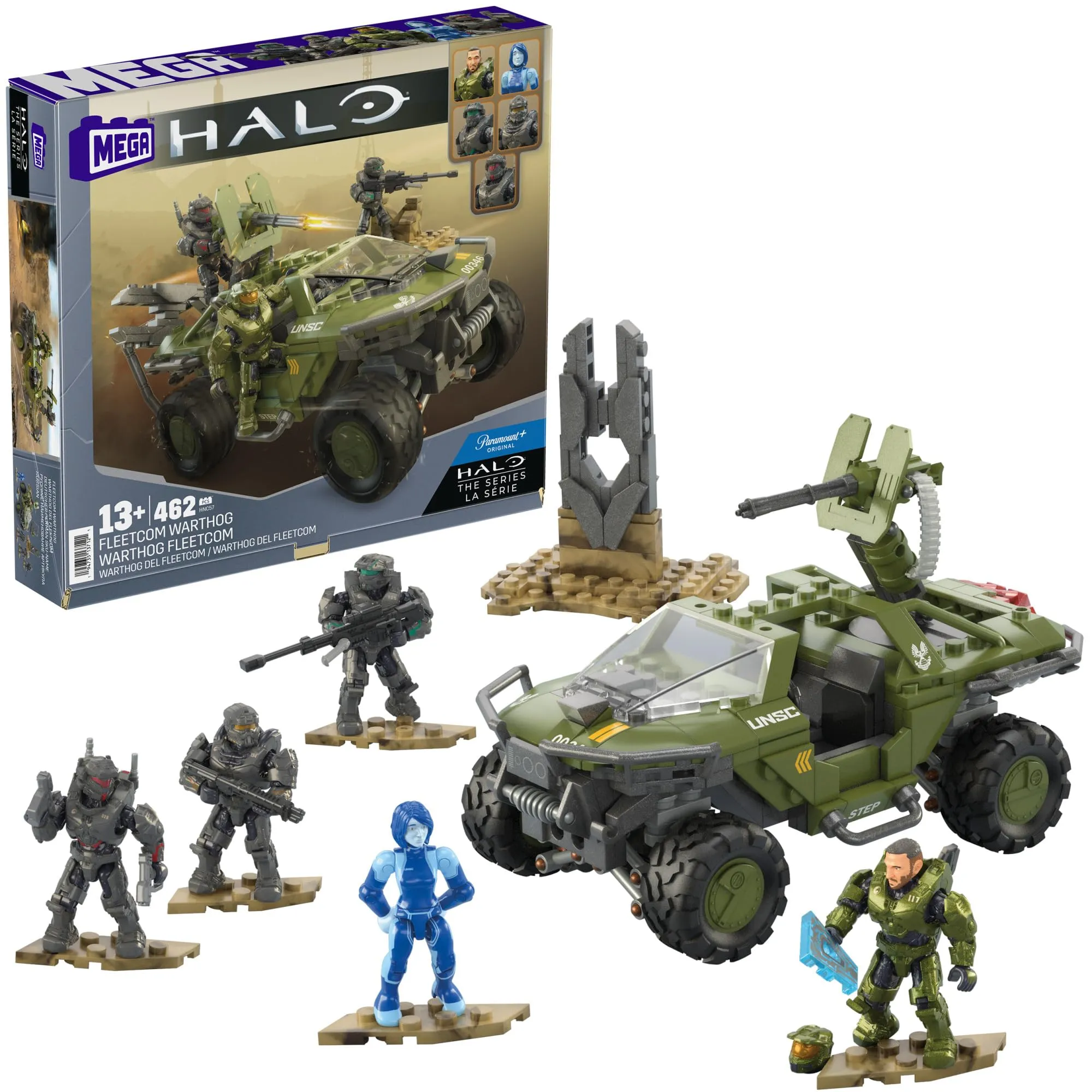 MEGA Halo - Warthog Fleetcom, set da costruire con 462 pezzi