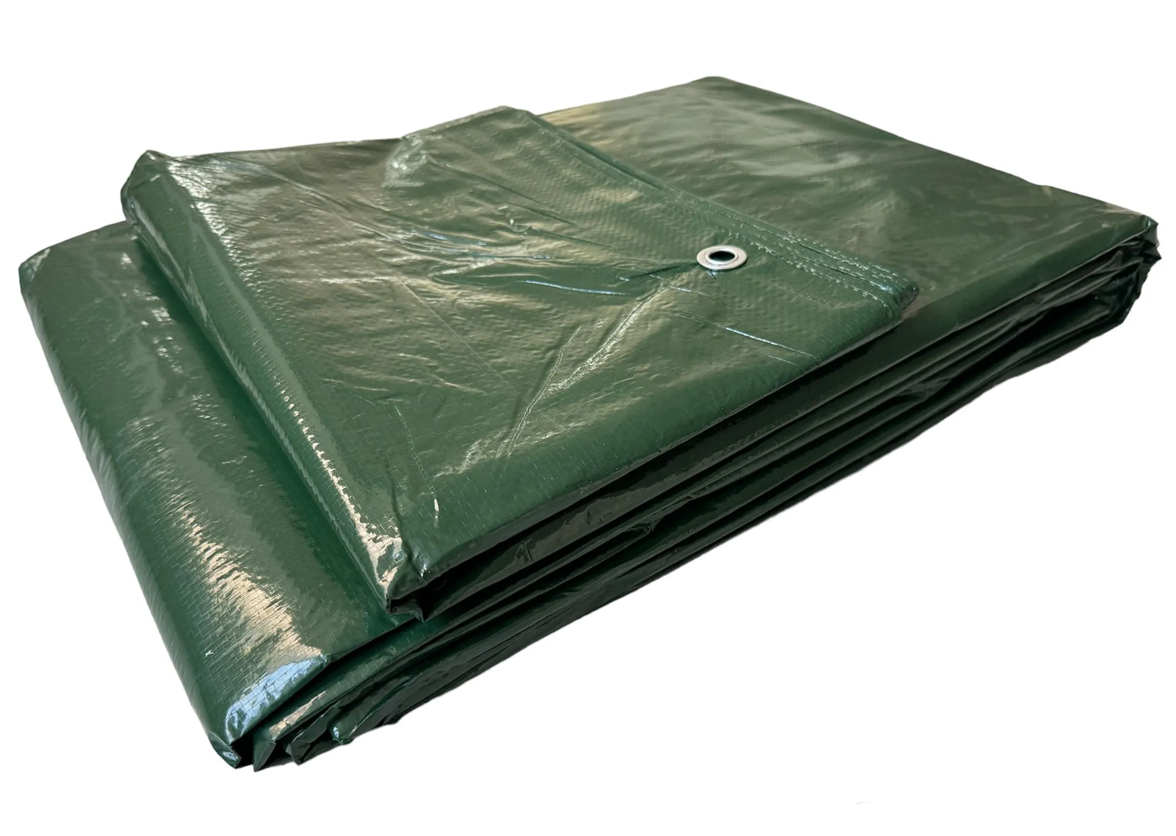 Telo Telone Occhiellato Antistrappo Impermeabile Multiuso - Verde 3x3 metri, 120 gr/mq