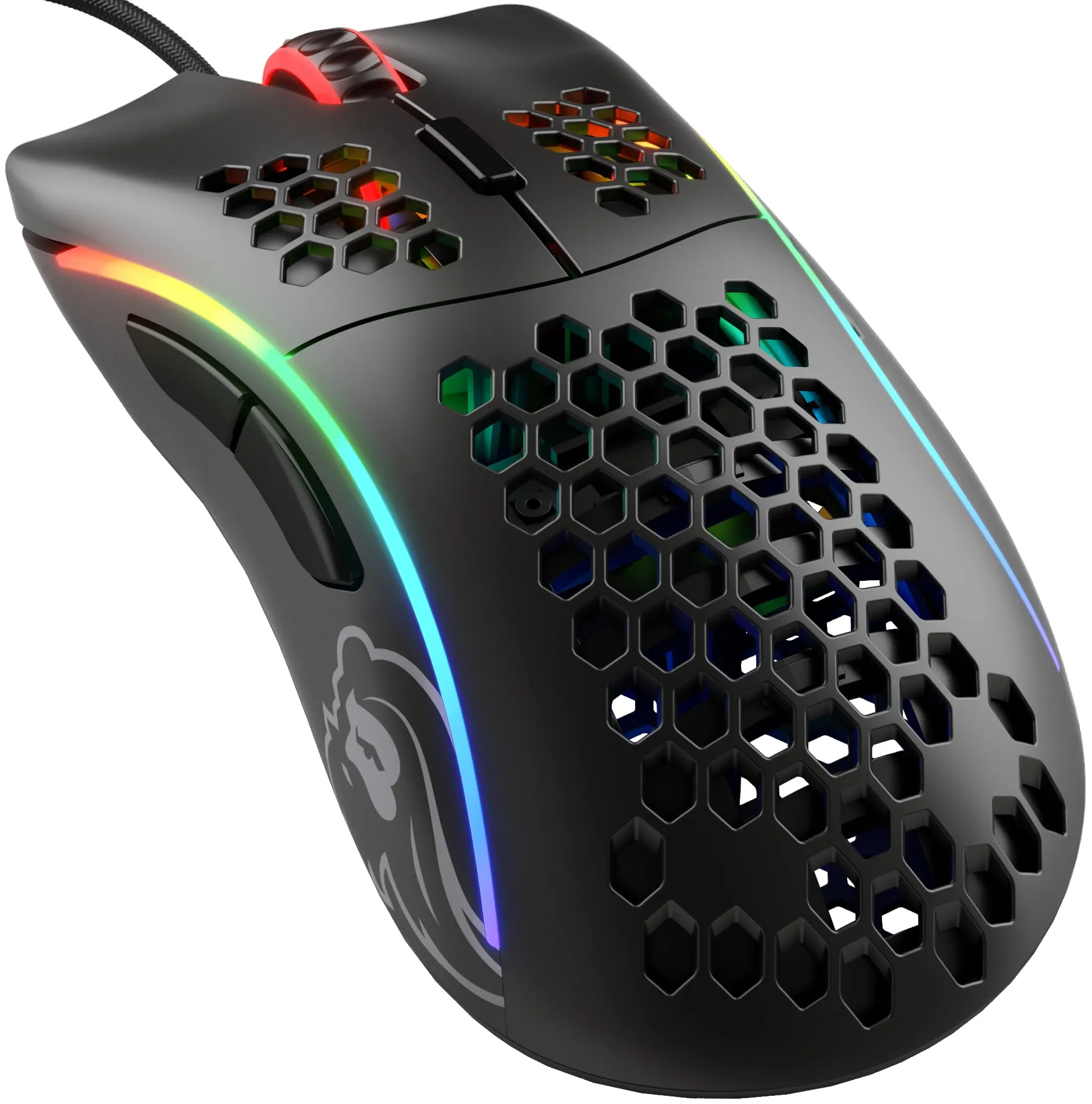 Glorious Model D Mouse Gaming Ergonomico Ultraleggero - Nero Opaco