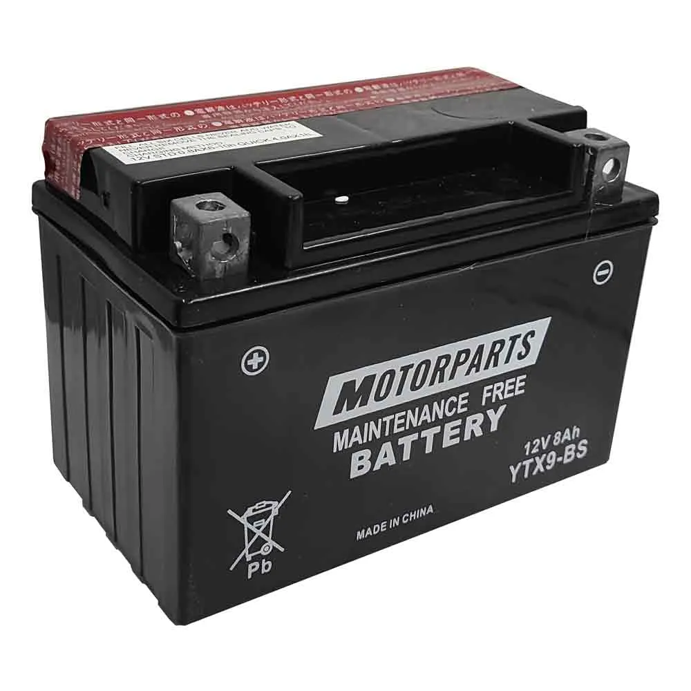 Batteria Motorparts Minarelli YTX9-BS per Yamaha X-City 250 (2009-2012)