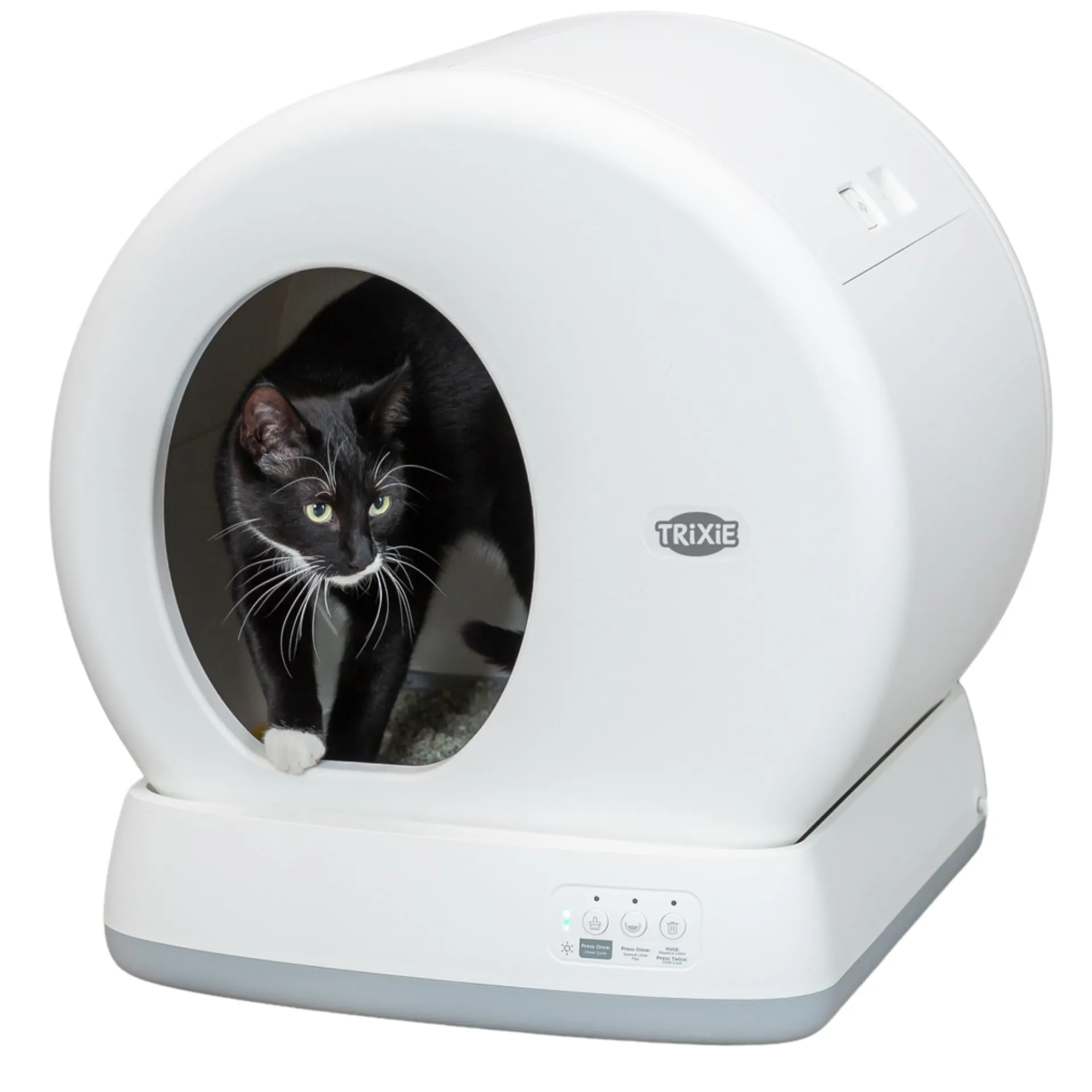 TRIXIE Vassoio Lettiera Autopulente Automatica per Gatti