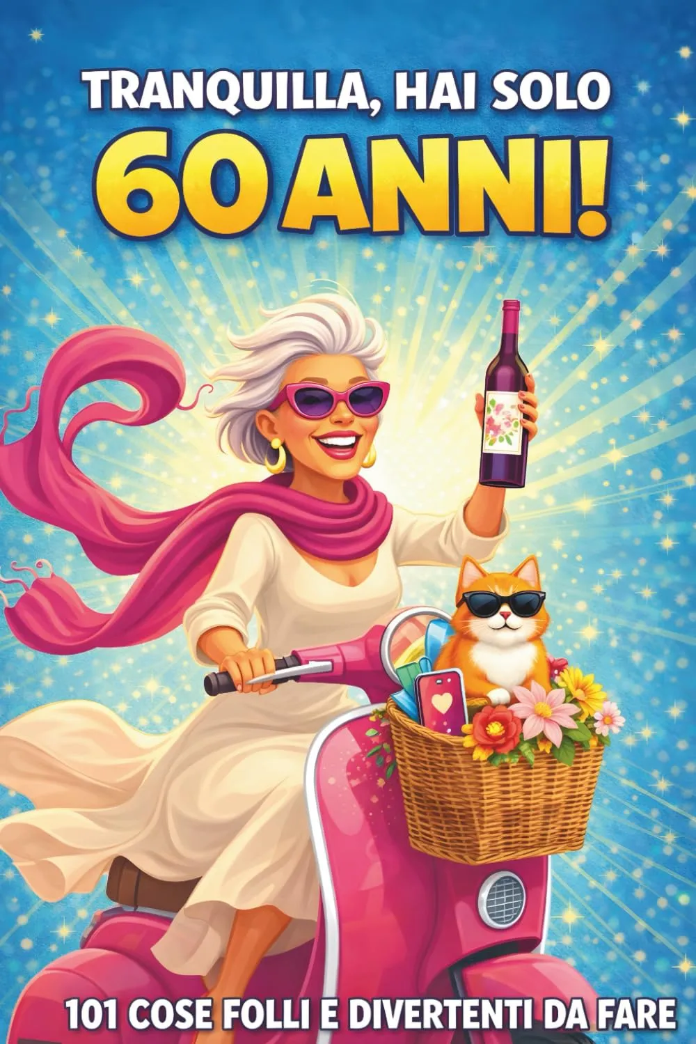 Tranquilla, hai solo 60 anni!: 101 cose folli e divertenti da fare - Il libro regalo perfetto per una donna favolosa al 60° compleanno