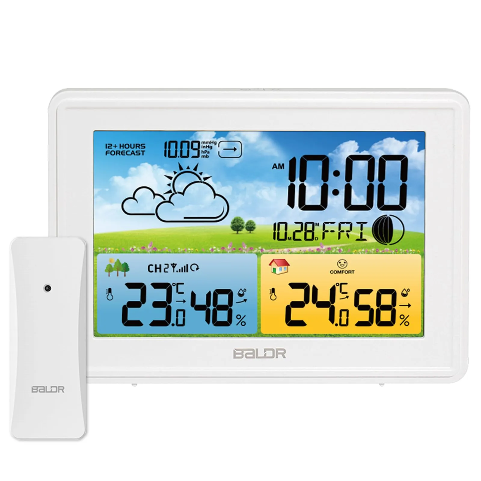 LEVIPE Stazione Meteo Digitale con Sensore Esterno Wireless