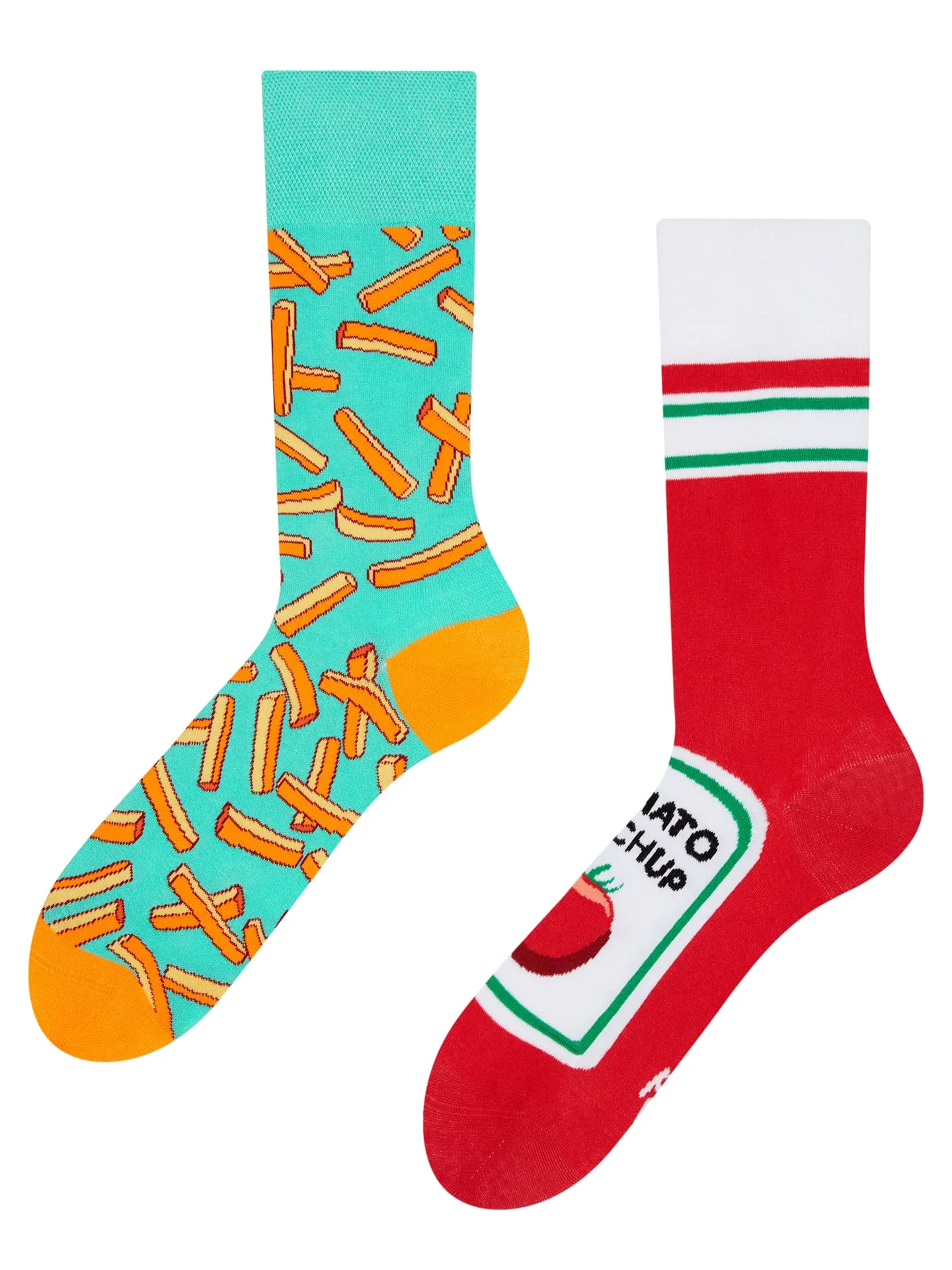 Dedoles Calzini Unisex Patatine Fritte e Ketchup