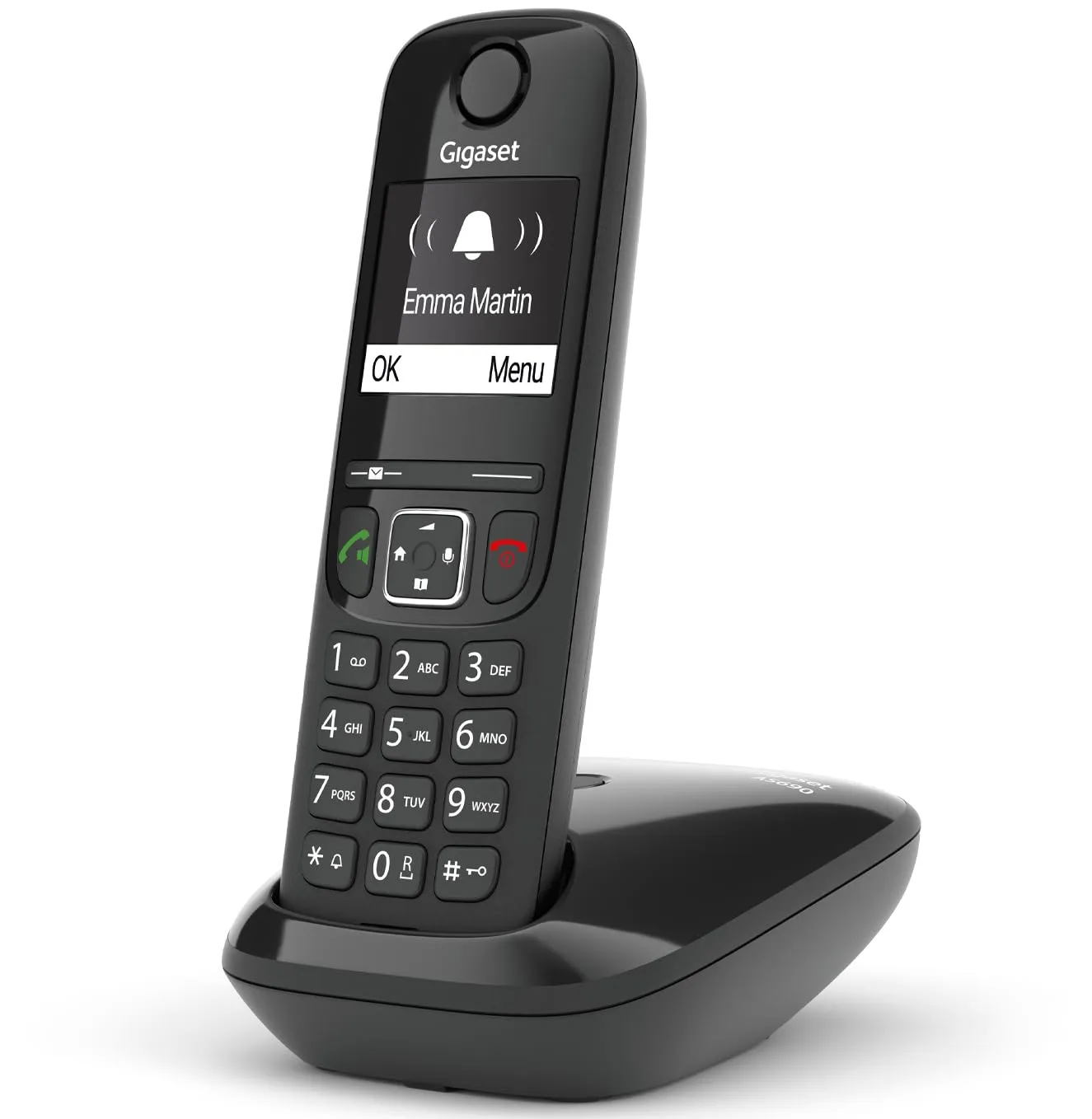 Gigaset AS690 Telefono Cordless Bianco
