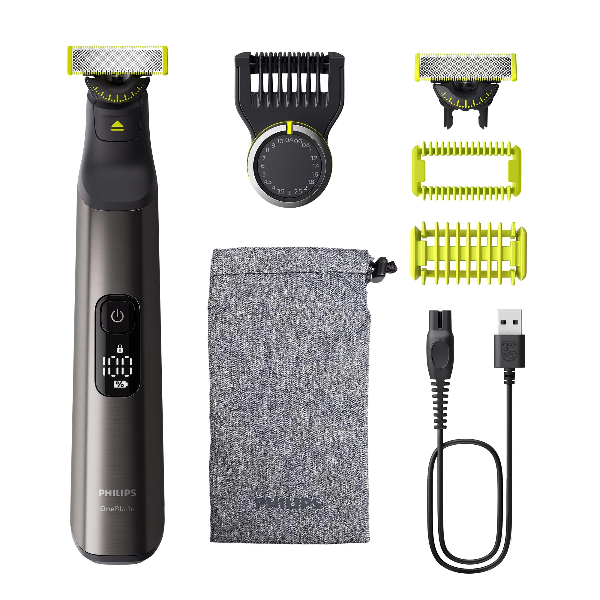 Philips OneBlade Pro 360 Regolabarba Elettrico Viso e Corpo